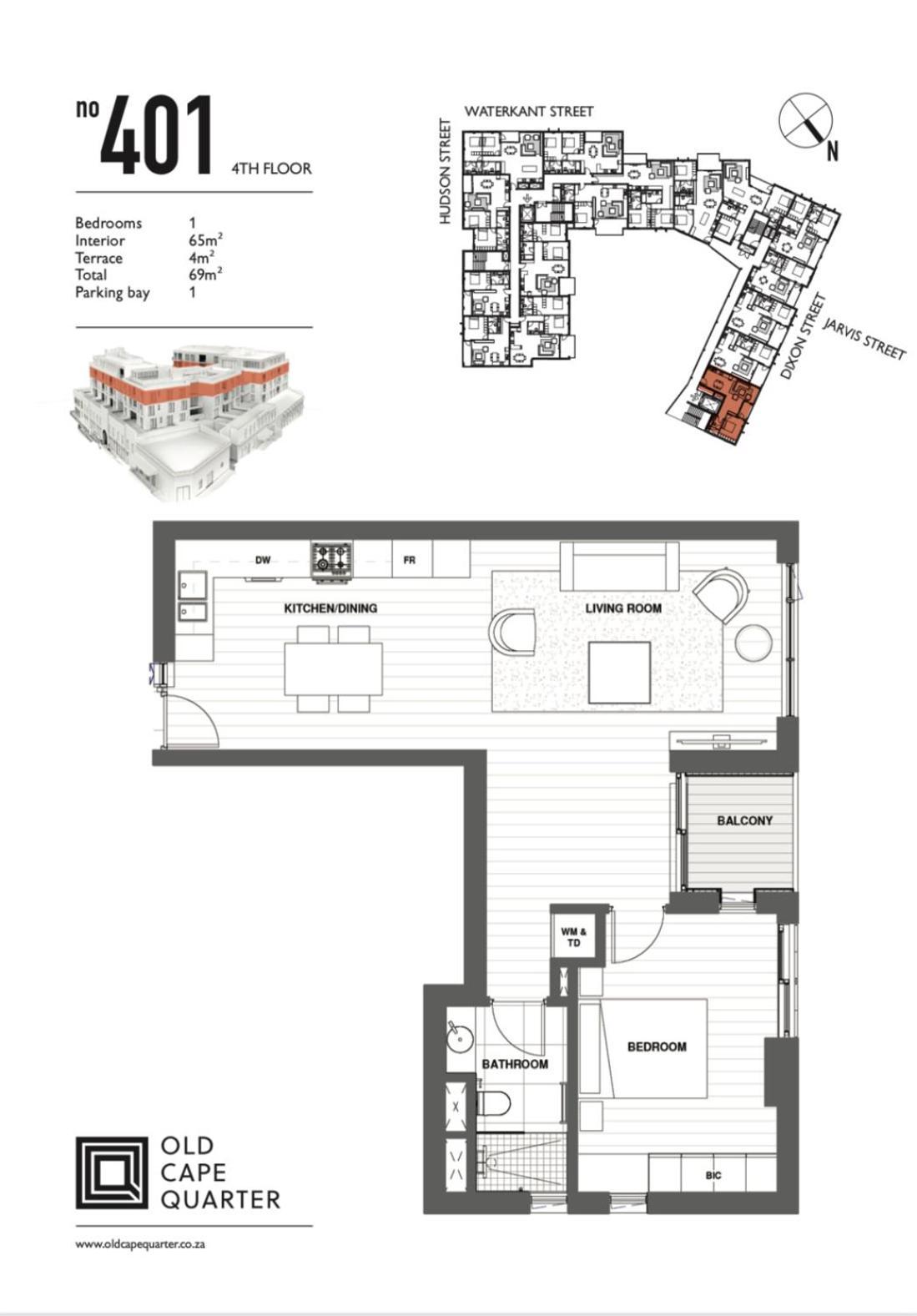 Old Cape Quarter 401 - De Waterkant Apartment